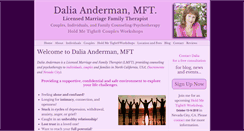 Desktop Screenshot of daliaanderman.com